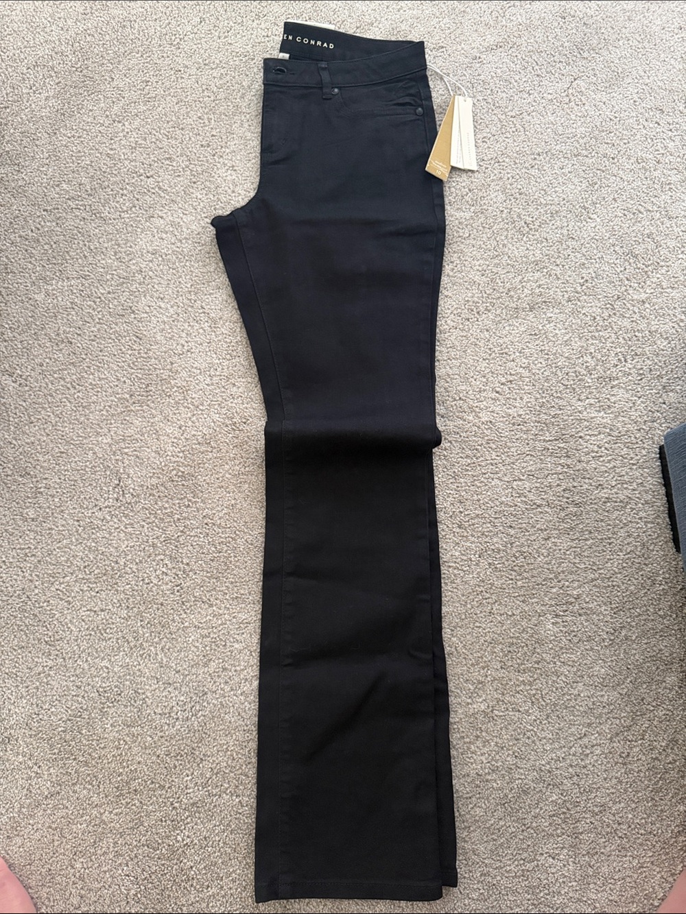 Lauren Conrad Black High-Rise Straight Leg Boot Jeans!! BRAND NEW WITH TAGS!